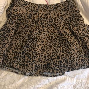 Cheetah Print Skirt